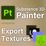 [ Substance 3D Painter ] テクスチャエクスポートの設定方法