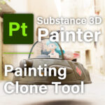 [ Substance 3D Painter ] クローンツールとブレンドモード  Passthrough の使用方法