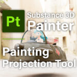 [ Substance 3D Painter ] プロジェクションツールを使用したペイント方法