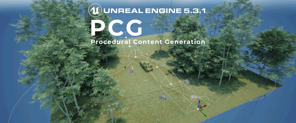 [ Unreal Engine 5.3.1 ] How to use Procedural Content Generation (PCG)